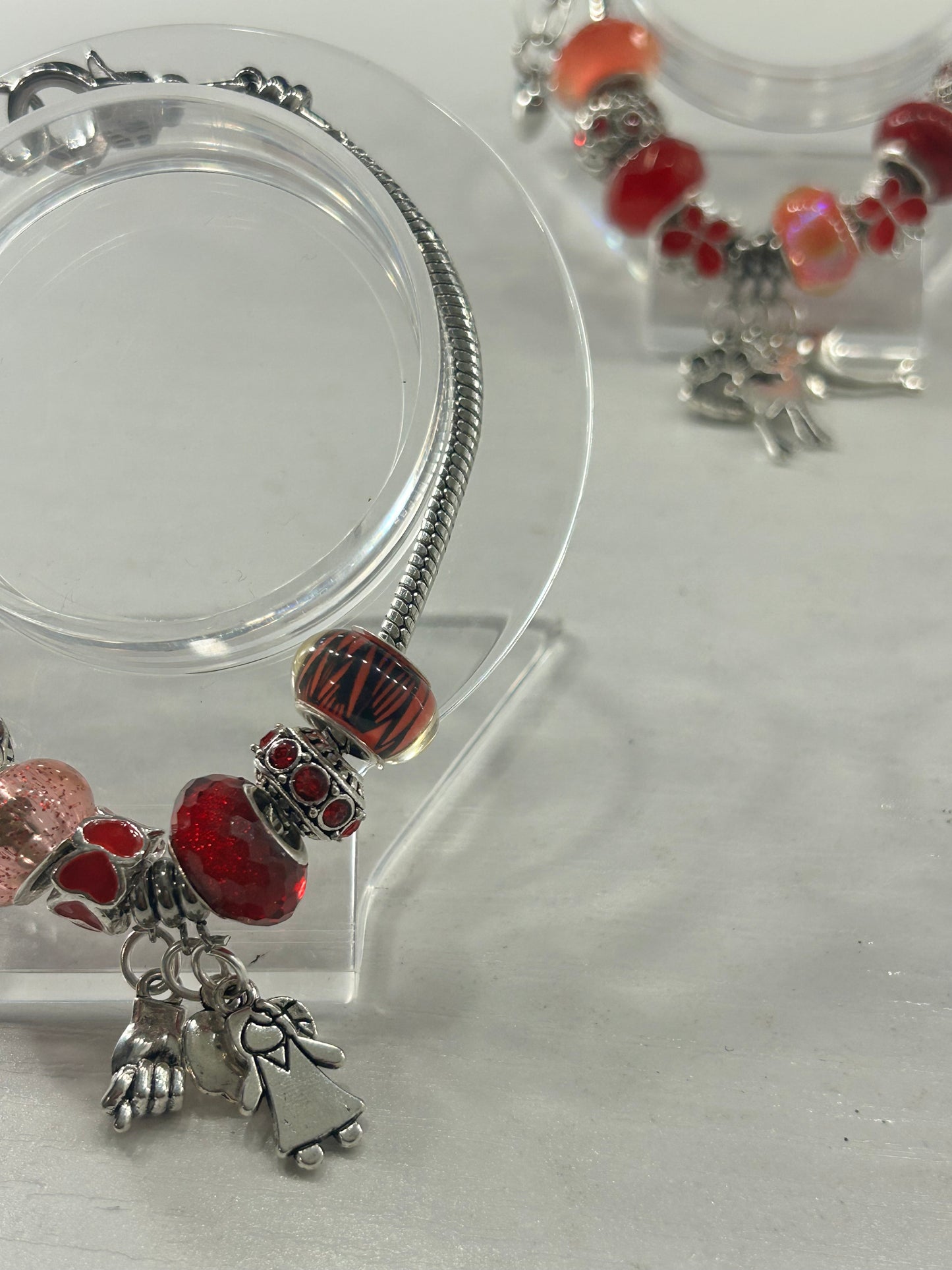Ruby Red Charm Bracelet